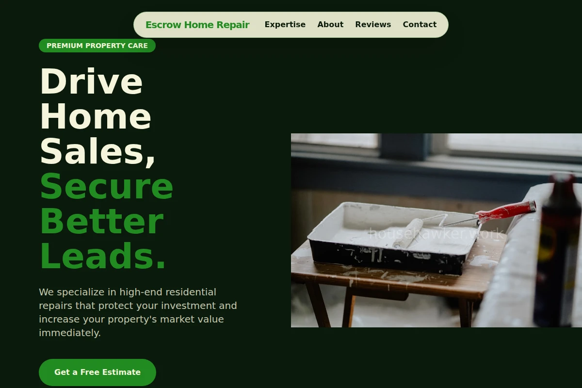 Escrow Home Repair